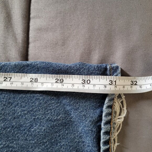 Agolde Jeans Wide Leg Minka Cargo Denim Size 29 Blue High Rise 90s Retro - Picture 5 of 12